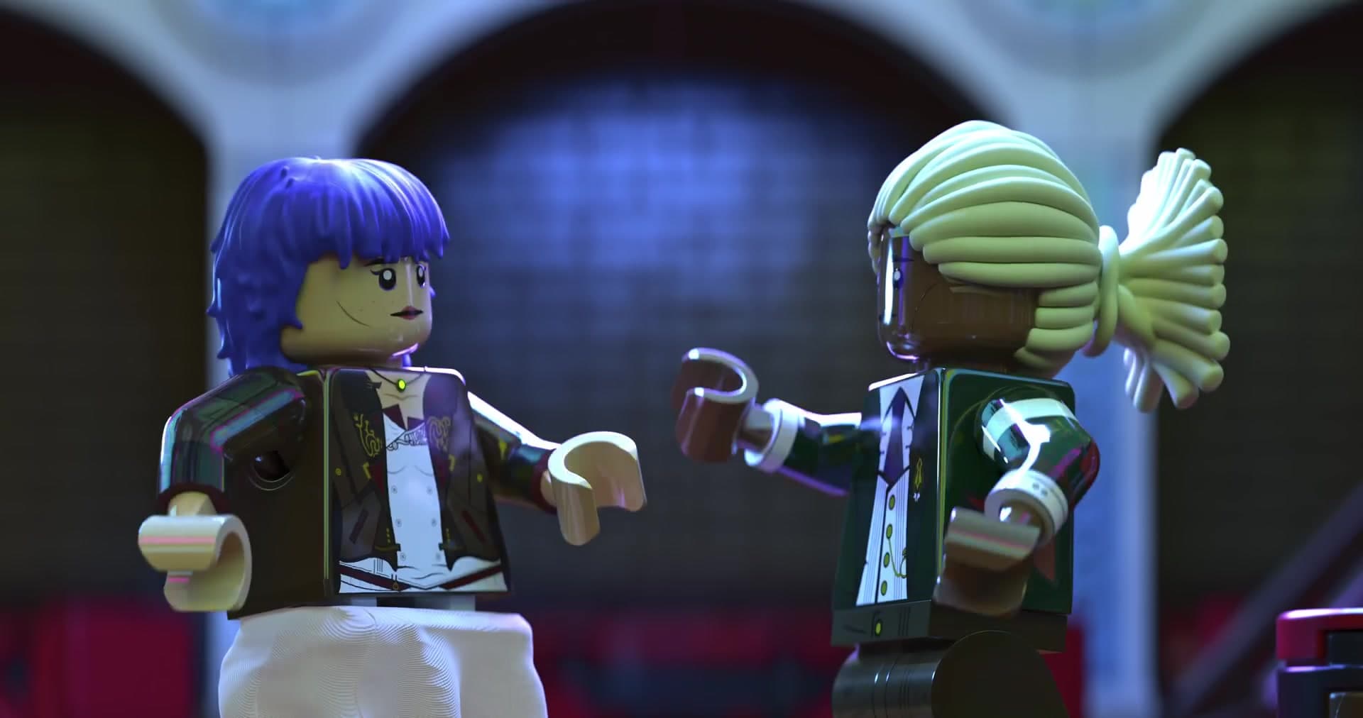 Arcane inspired LEGO minifig render video cover